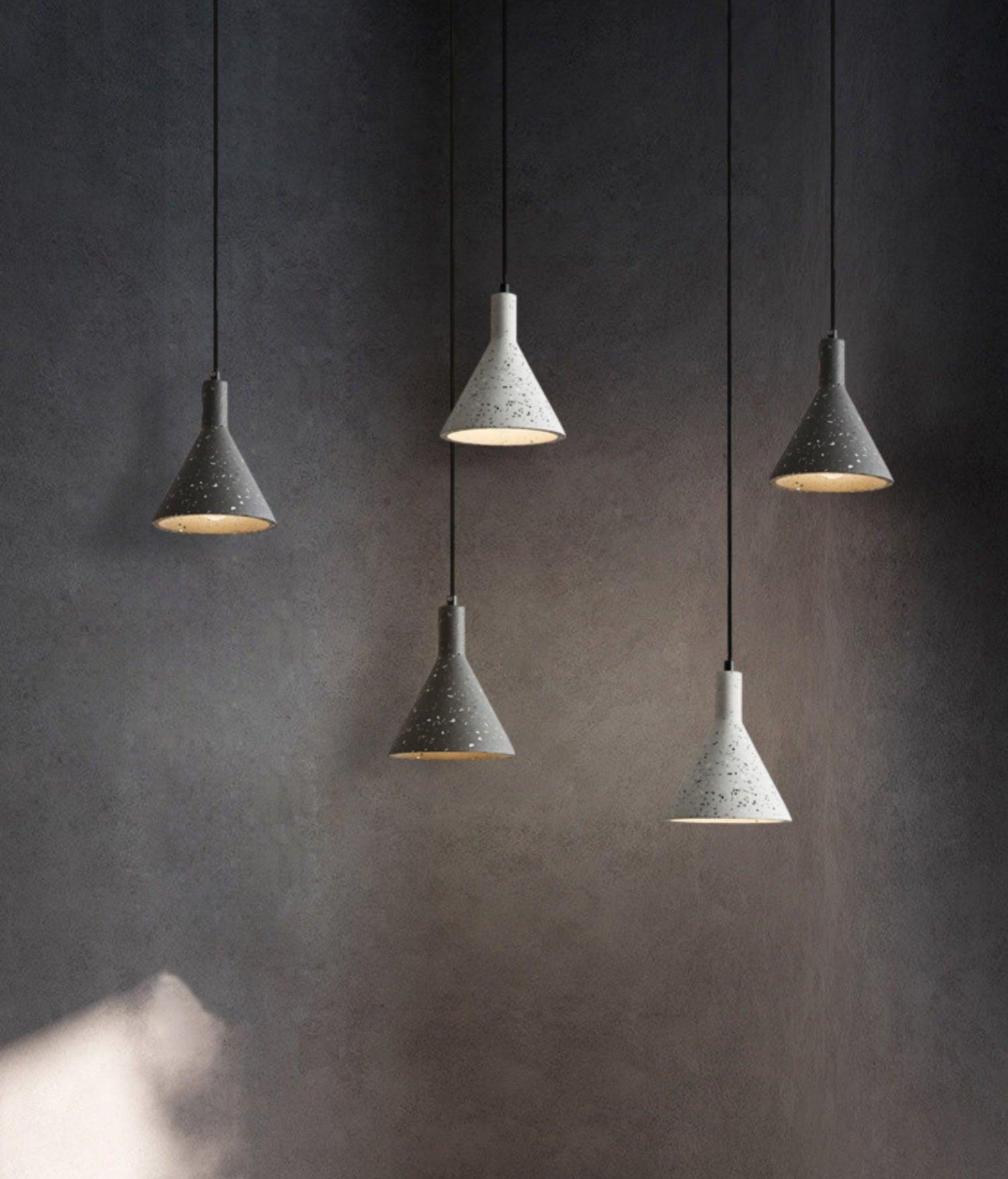 Aurshaor Minimalist Cement Pendant Light - Letslighting