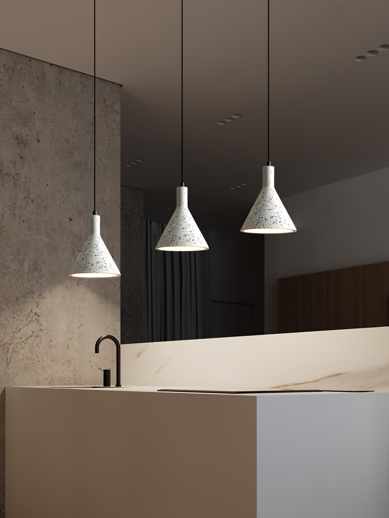 Aurshaor Minimalist Cement Pendant Light - Letslighting