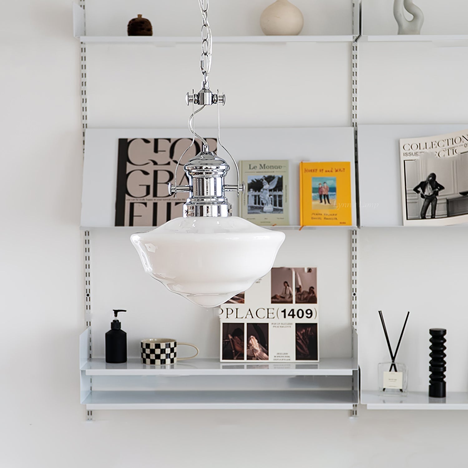 Zomiria Premium Nordic Art Verre Suspension Lumière - Neutralighting