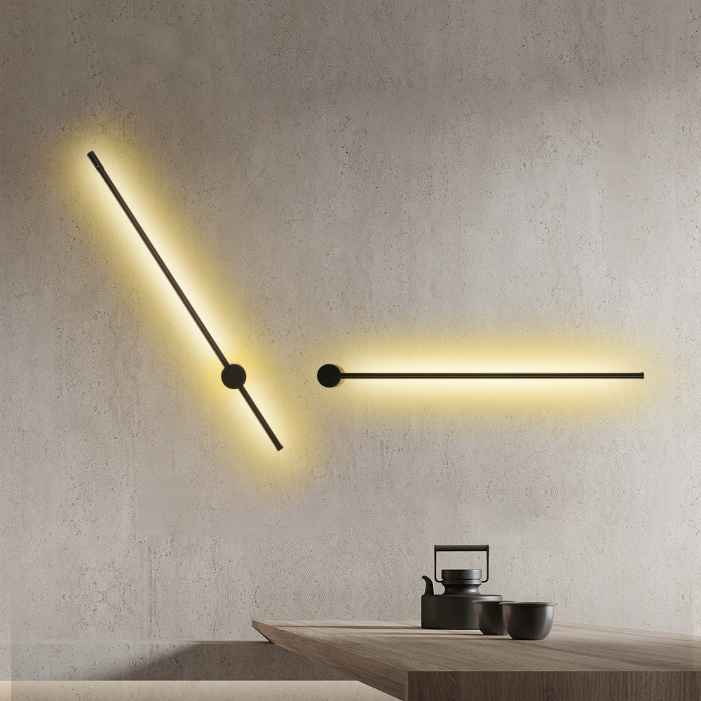 Yelra Applique Murale Intérieure LED Moderne. Rotative. Métal. Noir. Salon - Neutralighting