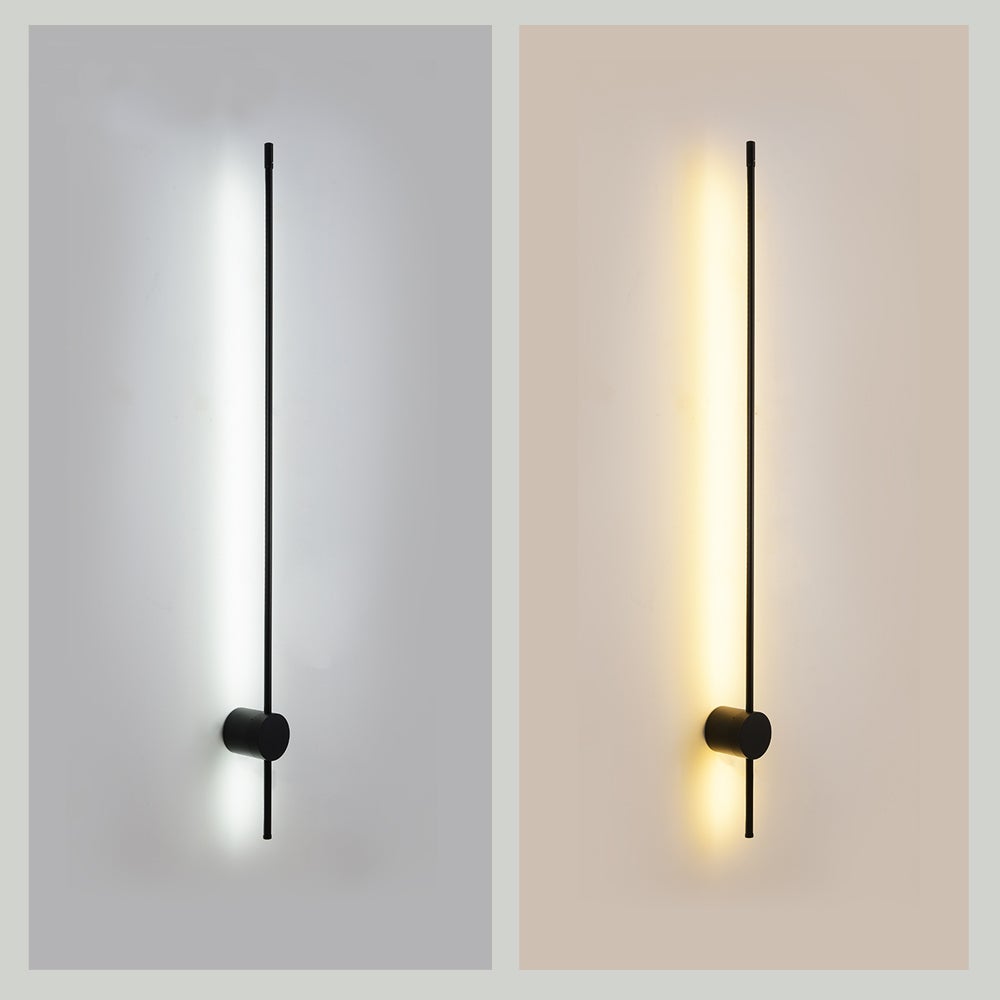Yelra Applique Murale Intérieure LED Moderne. Rotative. Métal. Noir. Salon - Neutralighting