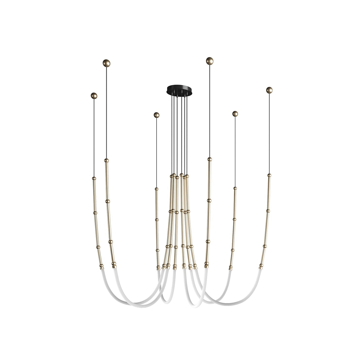 Chandelier Métal Moderne Minimaliste Ormirara - Neutralighting