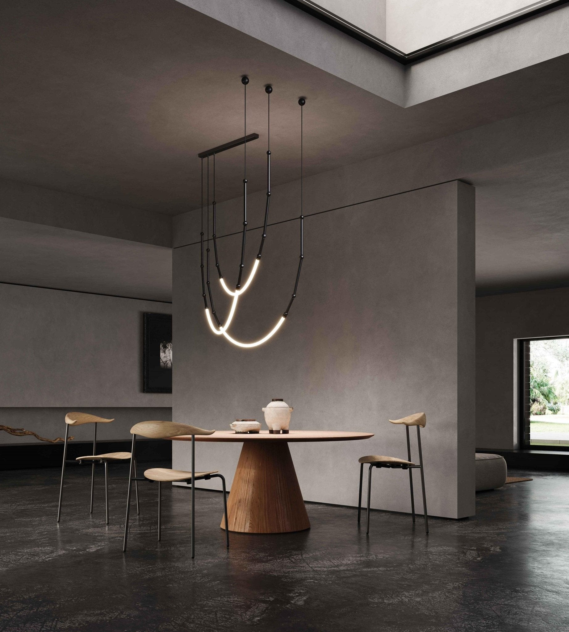 Lustra Lustre Leda LED Flexible Moderne Sculptural - Neutralighting