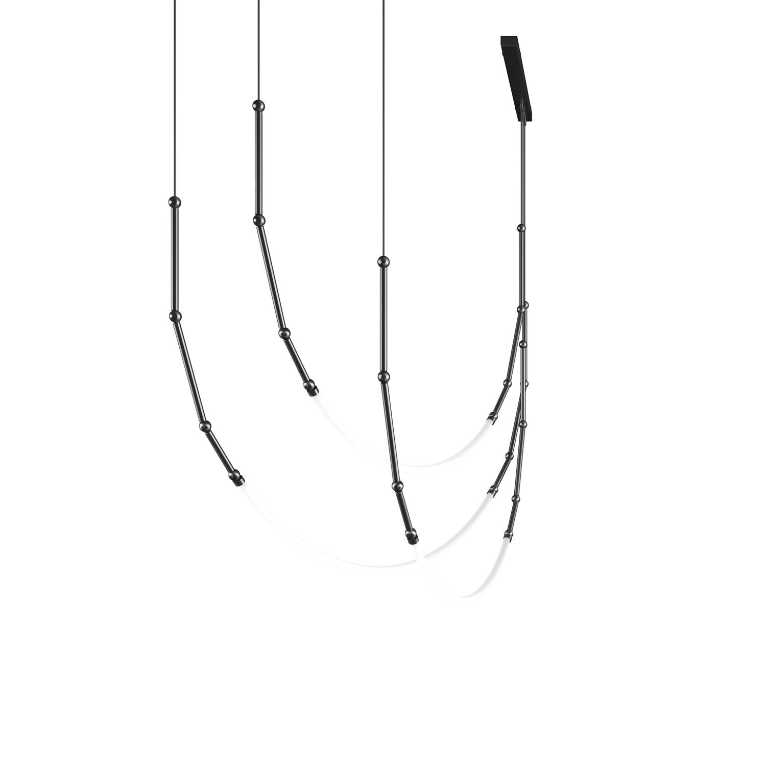 Chandelier Métal Moderne Minimaliste Ormirara - Neutralighting