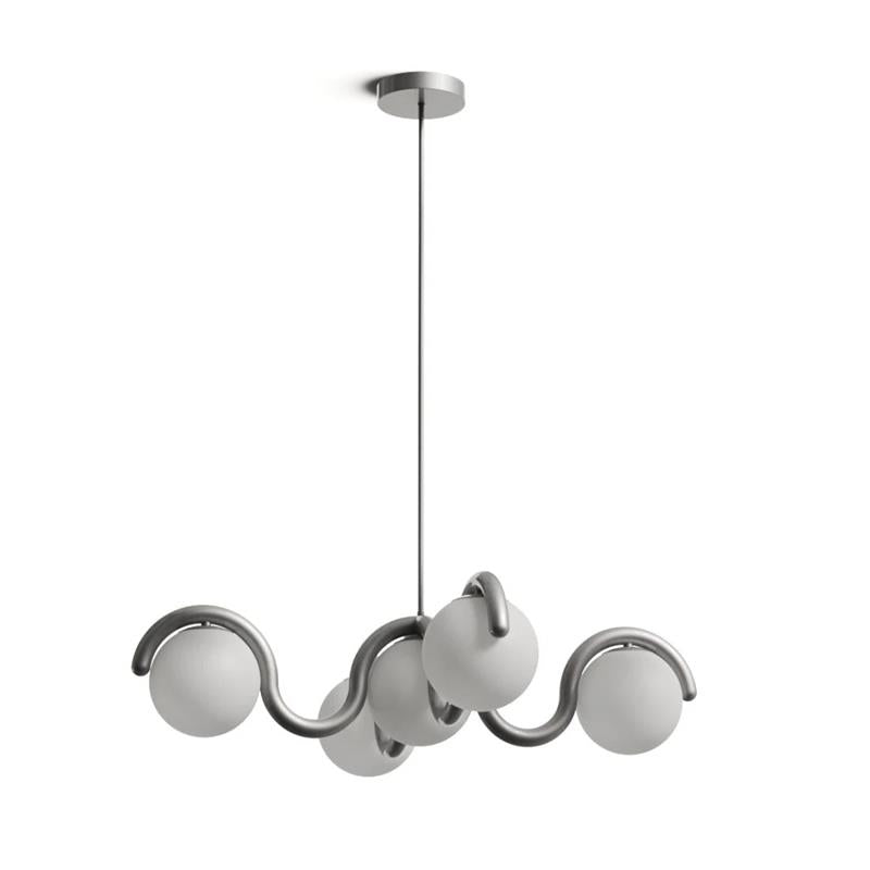 Chandelier en Verre et Laiton Art Créativité Élégance Eurvinen - Neutralighting