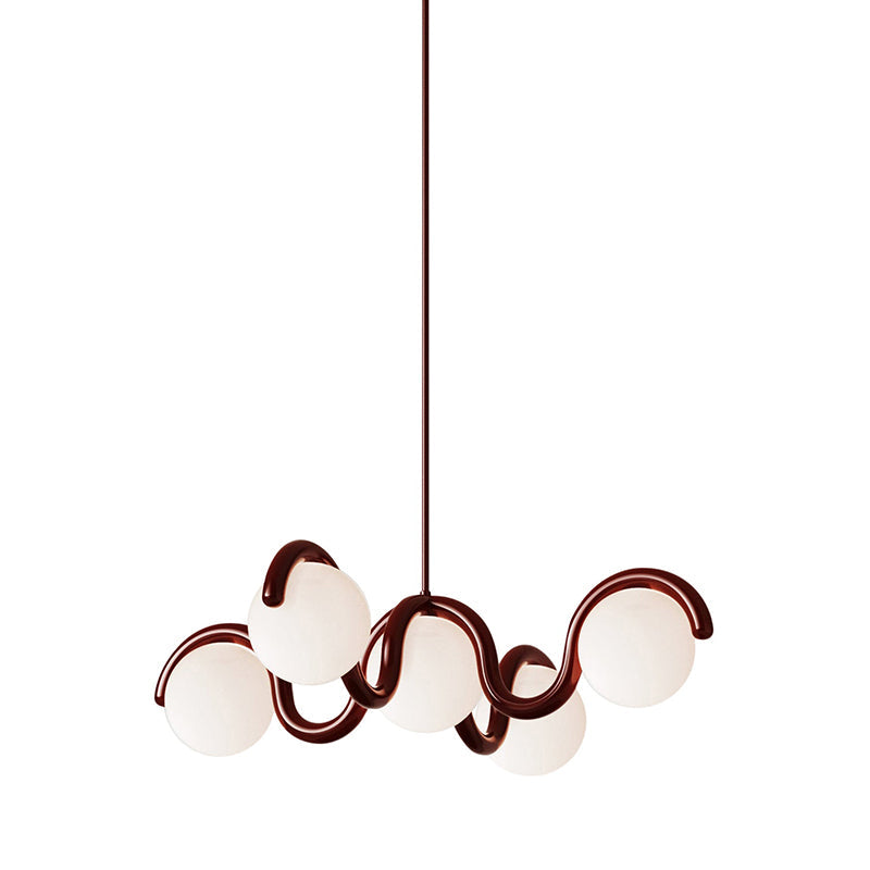 Chandelier en Verre et Laiton Art Créativité Élégance Eurvinen - Neutralighting