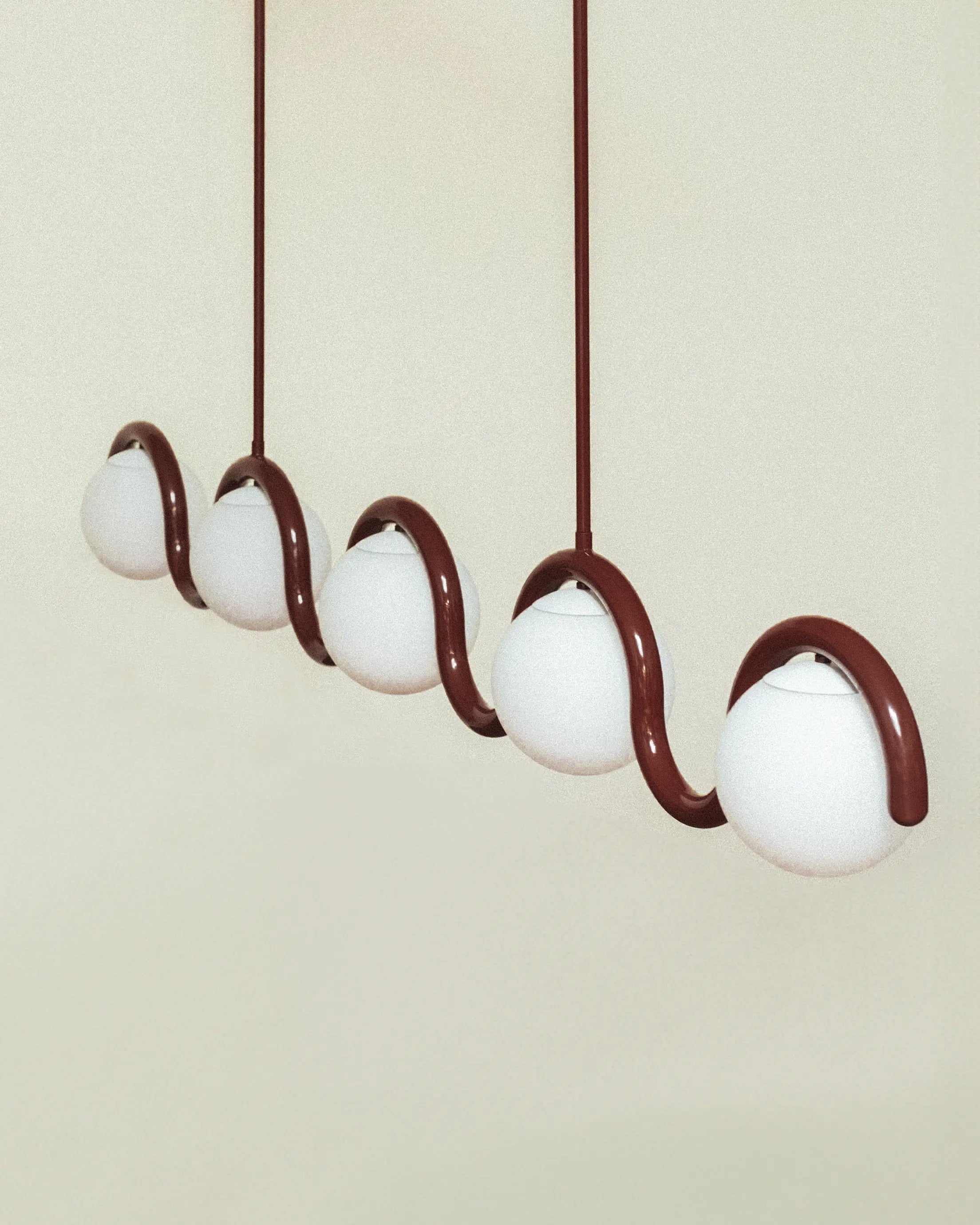 Chandelier en Verre Linéaire Créativité Individuelle Citheis - Neutralighting