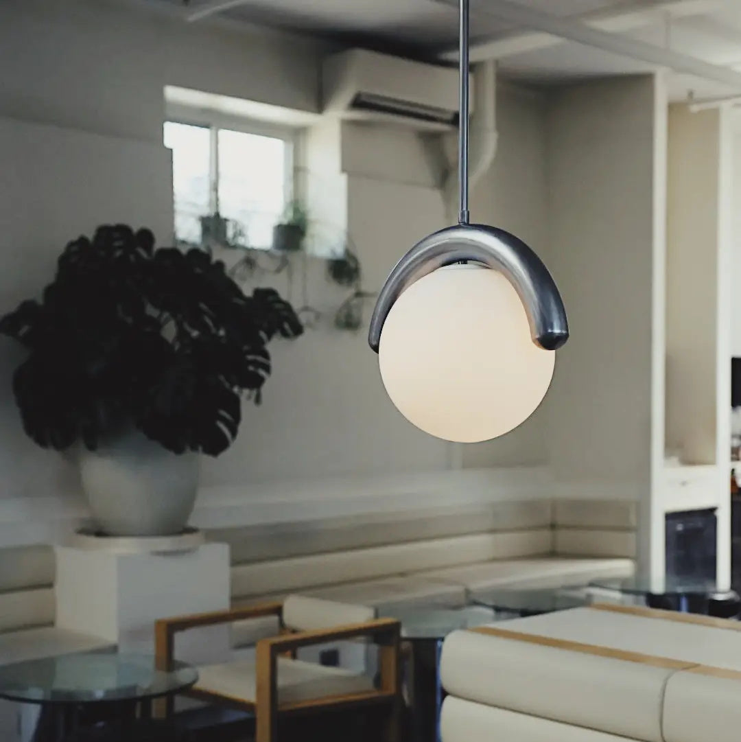 Uveta Lustre Linéaire Rouge & Argenté - Neutralighting