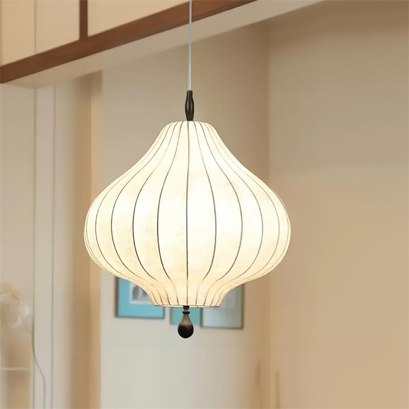 Leocadia Suspension Courbe Lanterne Organique - Neutralighting