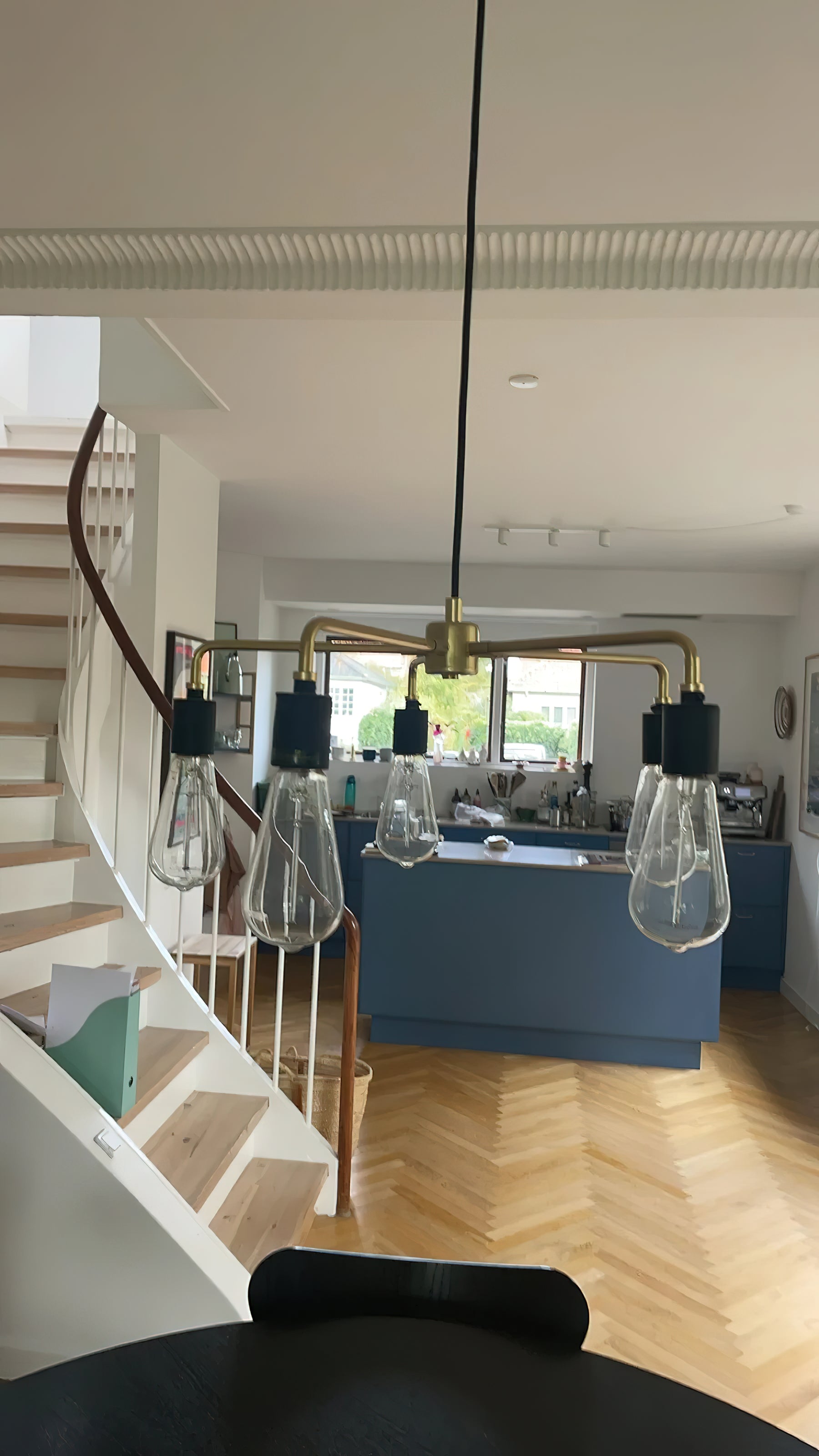 Chandelier Métal Industriel Traditionnel Vecarisra - Neutralighting