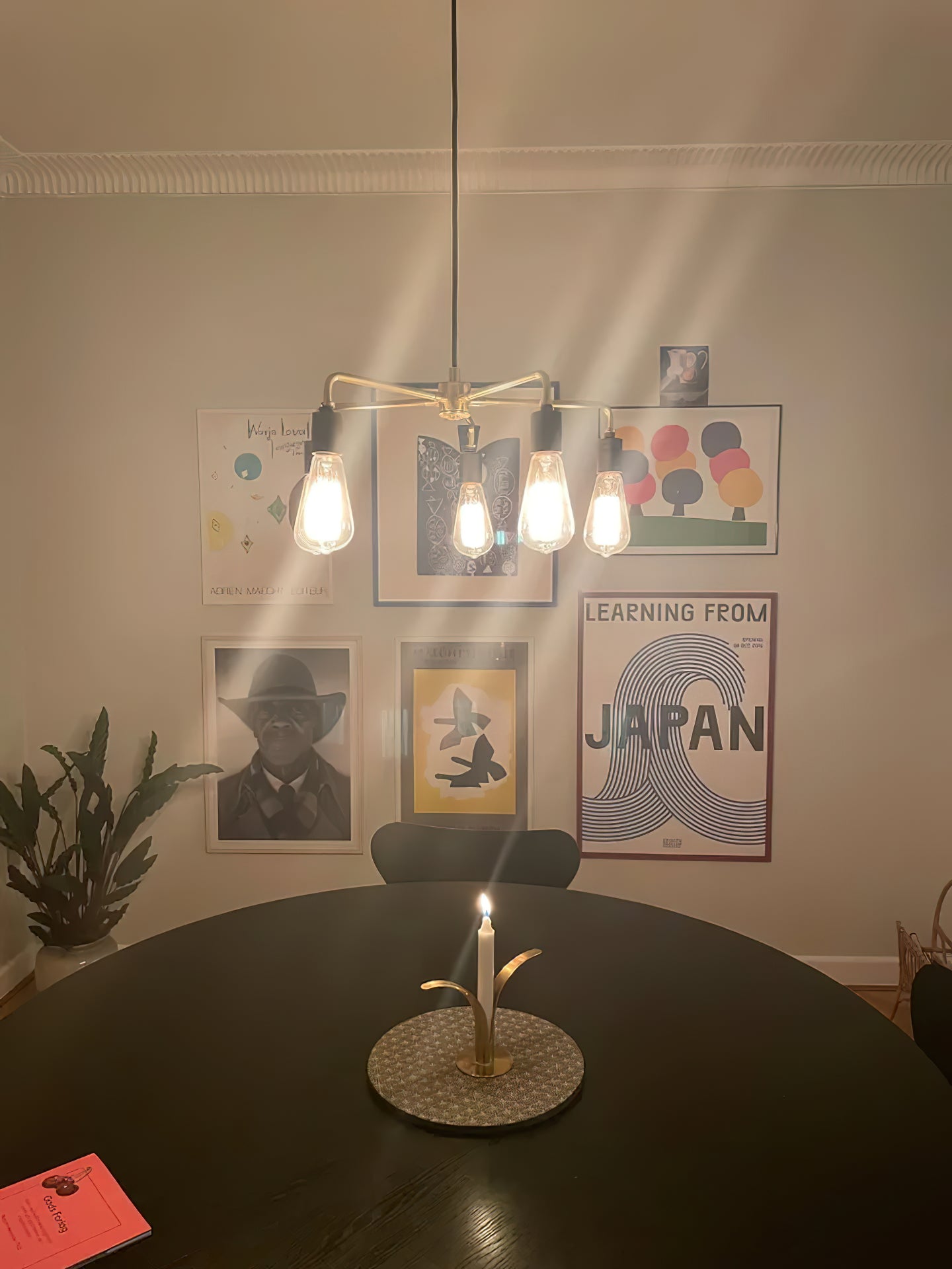 Chandelier Métal Industriel Traditionnel Vecarisra - Neutralighting