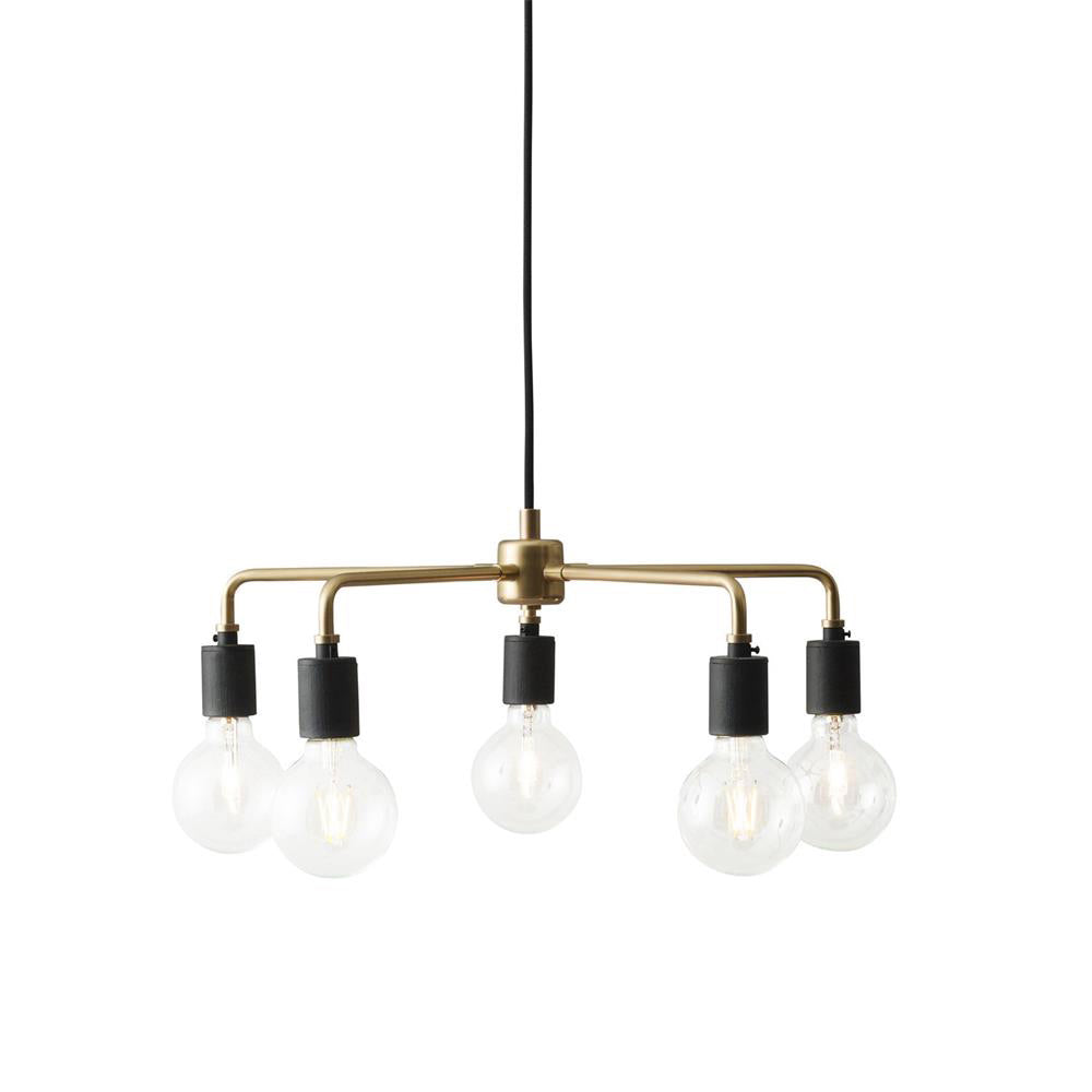 Vecarisra Traditional Industrial Metal Chandelier - Lamp Copper