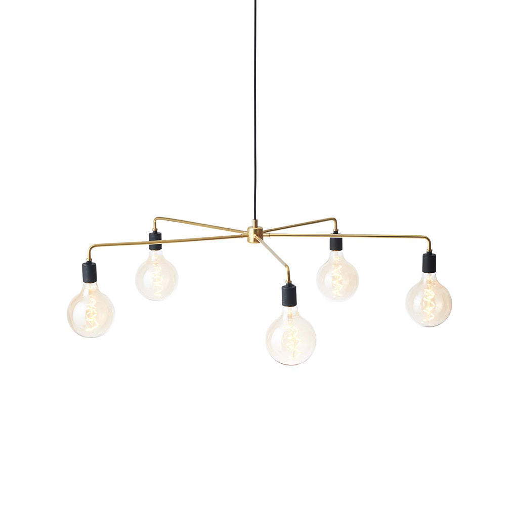 Vecarisra Traditional Industrial Metal Chandelier - Lamp Copper