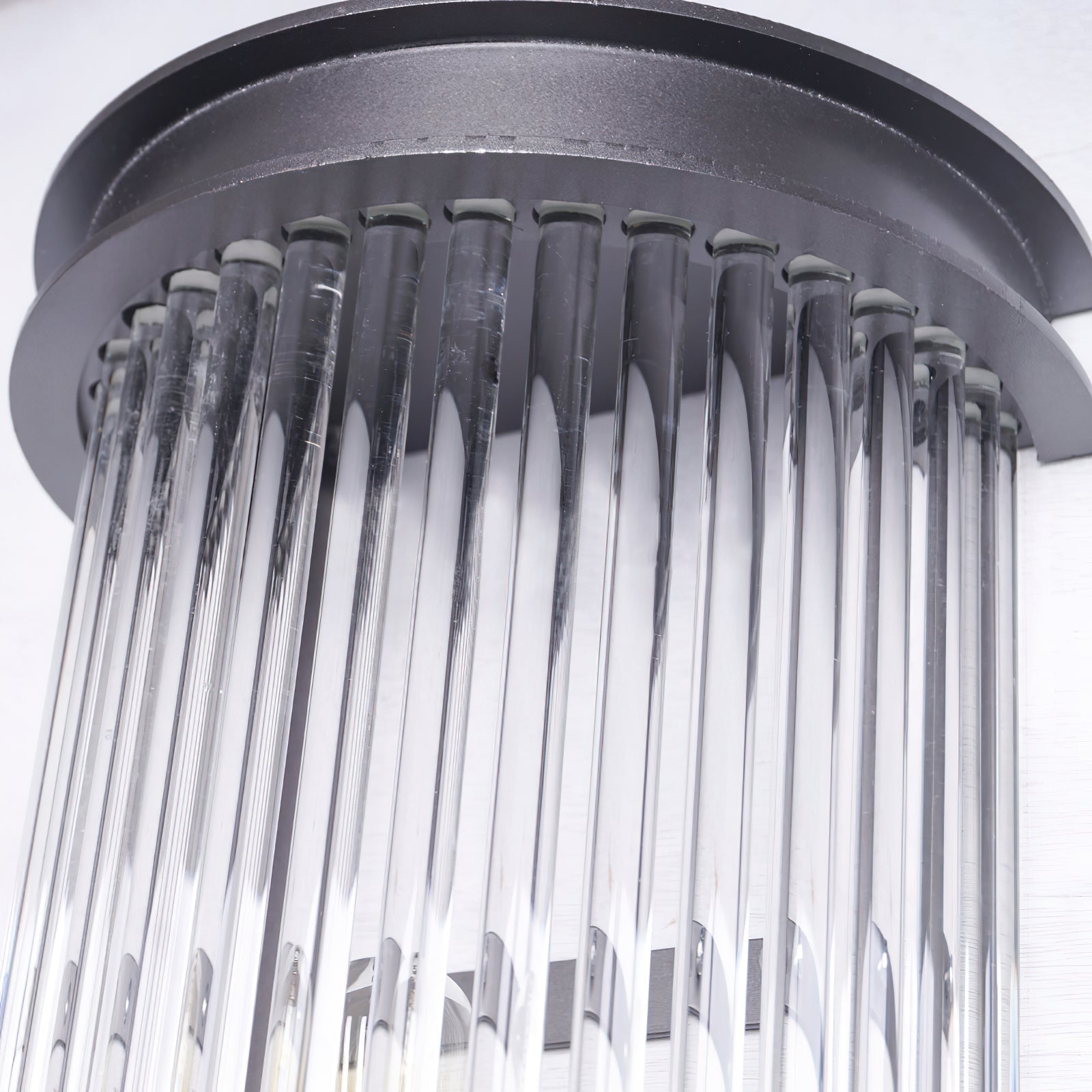 Lampe Murale Métal et Cristal Industrielle Vintage Armarila - Neutralighting