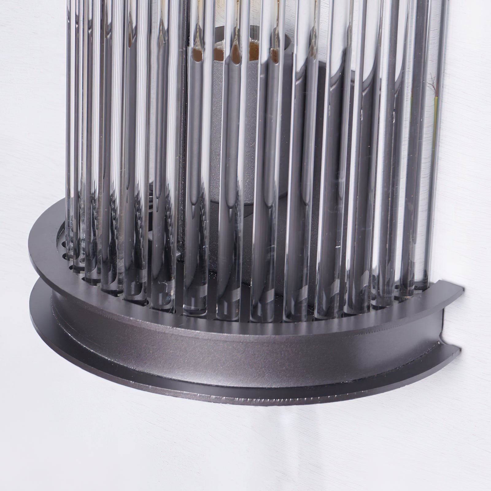 Lampe Murale Métal et Cristal Industrielle Vintage Armarila - Neutralighting