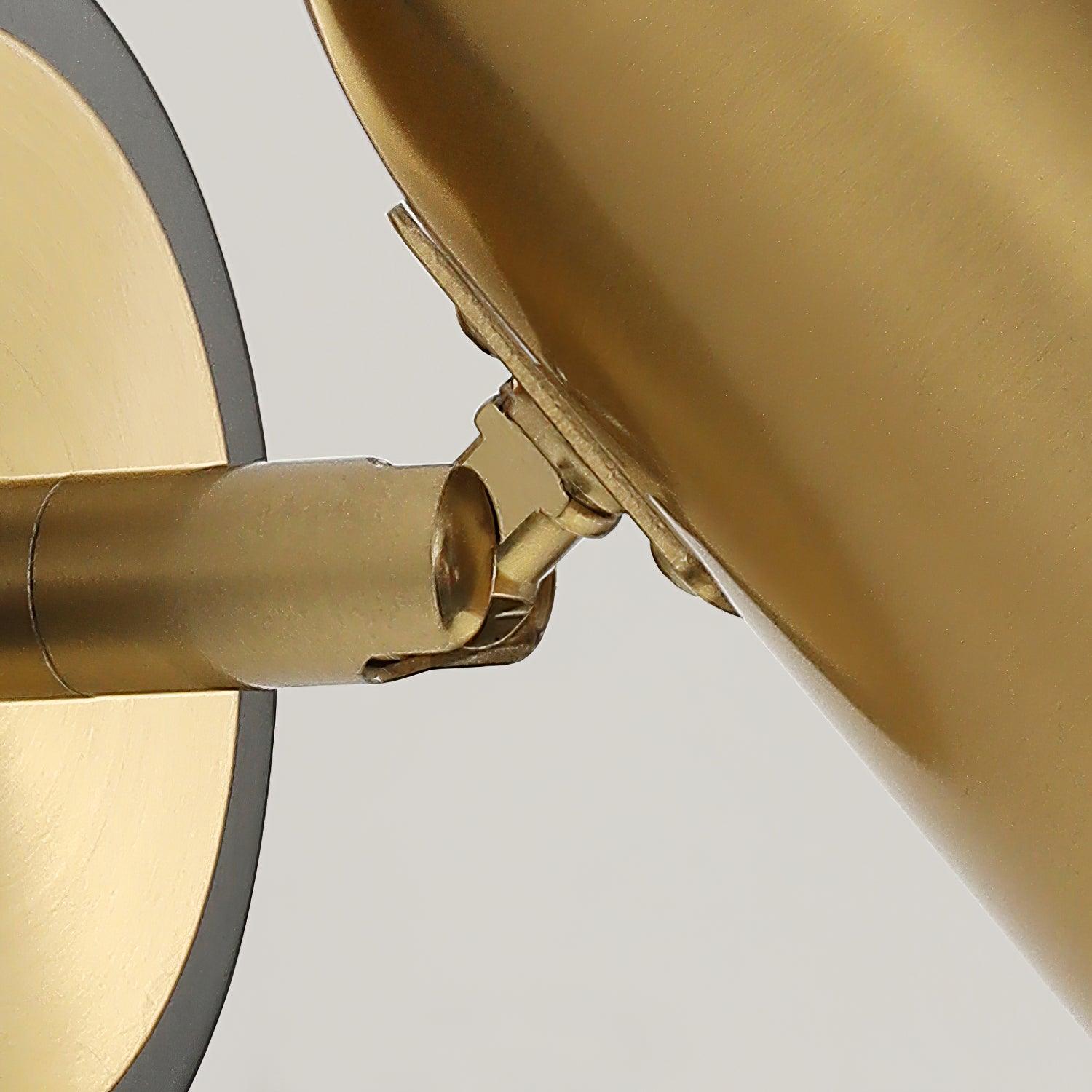 Fighter Lampe Murale Moderne Minimaliste en Or - Neutralighting