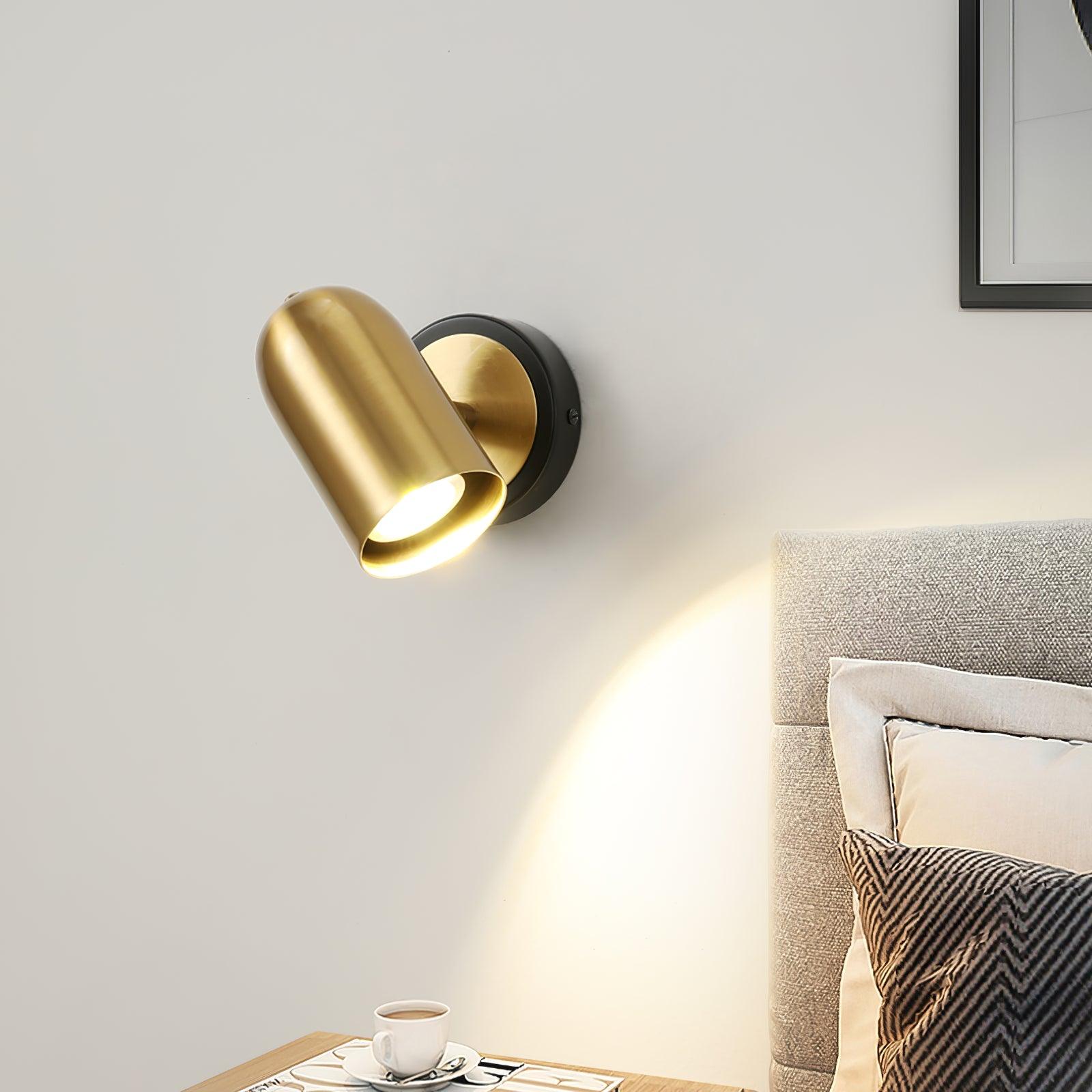 Fighter Lampe Murale Moderne Minimaliste en Or - Neutralighting