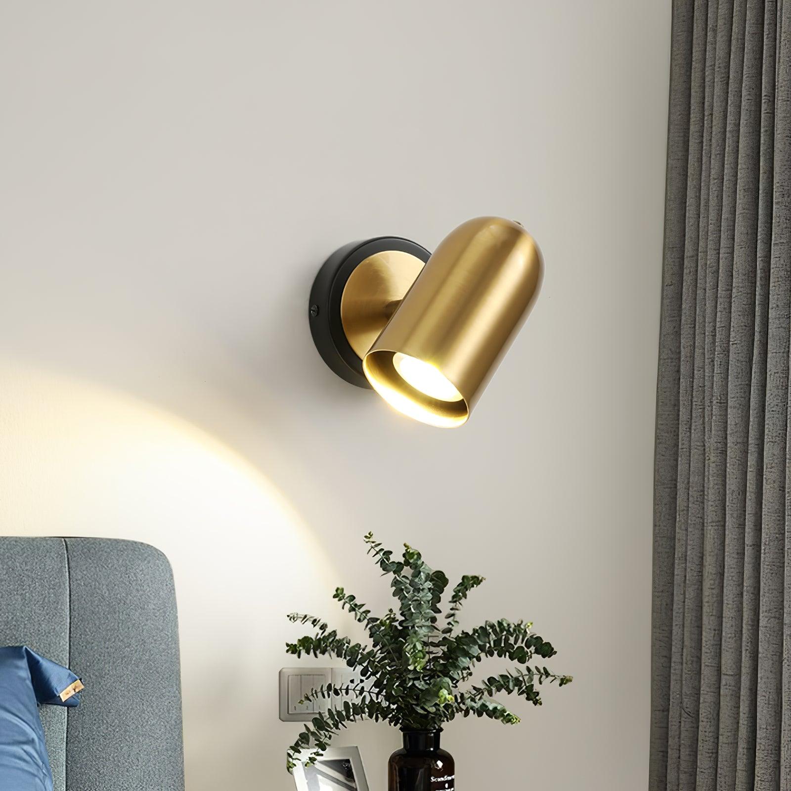 Fighter Lampe Murale Moderne Minimaliste en Or - Neutralighting