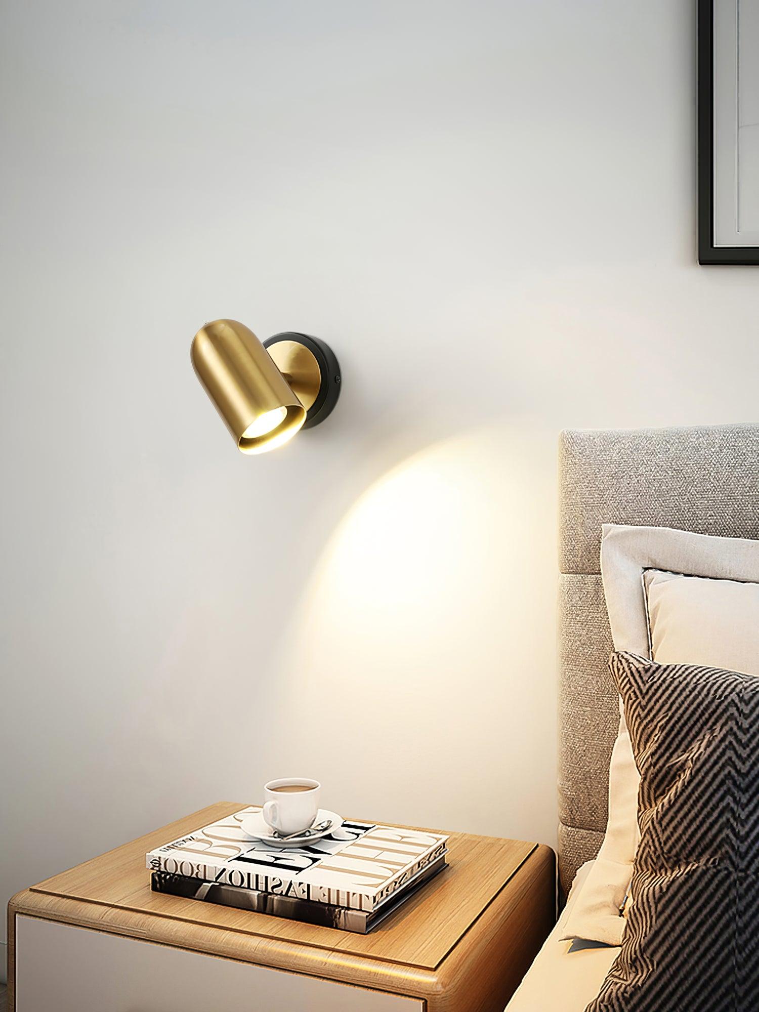 Fighter Lampe Murale Moderne Minimaliste en Or - Neutralighting