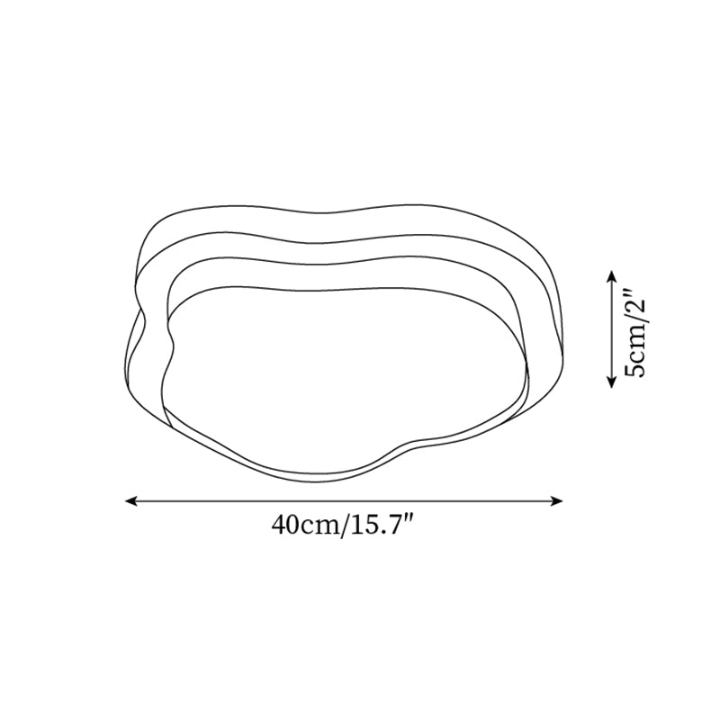 Auro Plafonnier Moderne Résine Feuille d'Or - Neutralighting