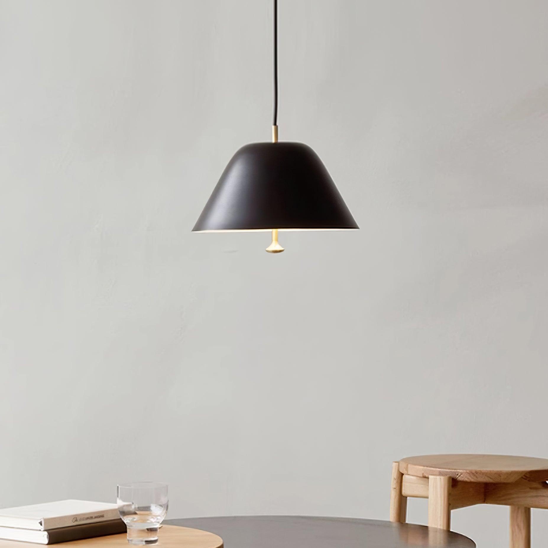 Solain Suspension moderne avec abat-jour vert et blanc minimaliste - Neutralighting