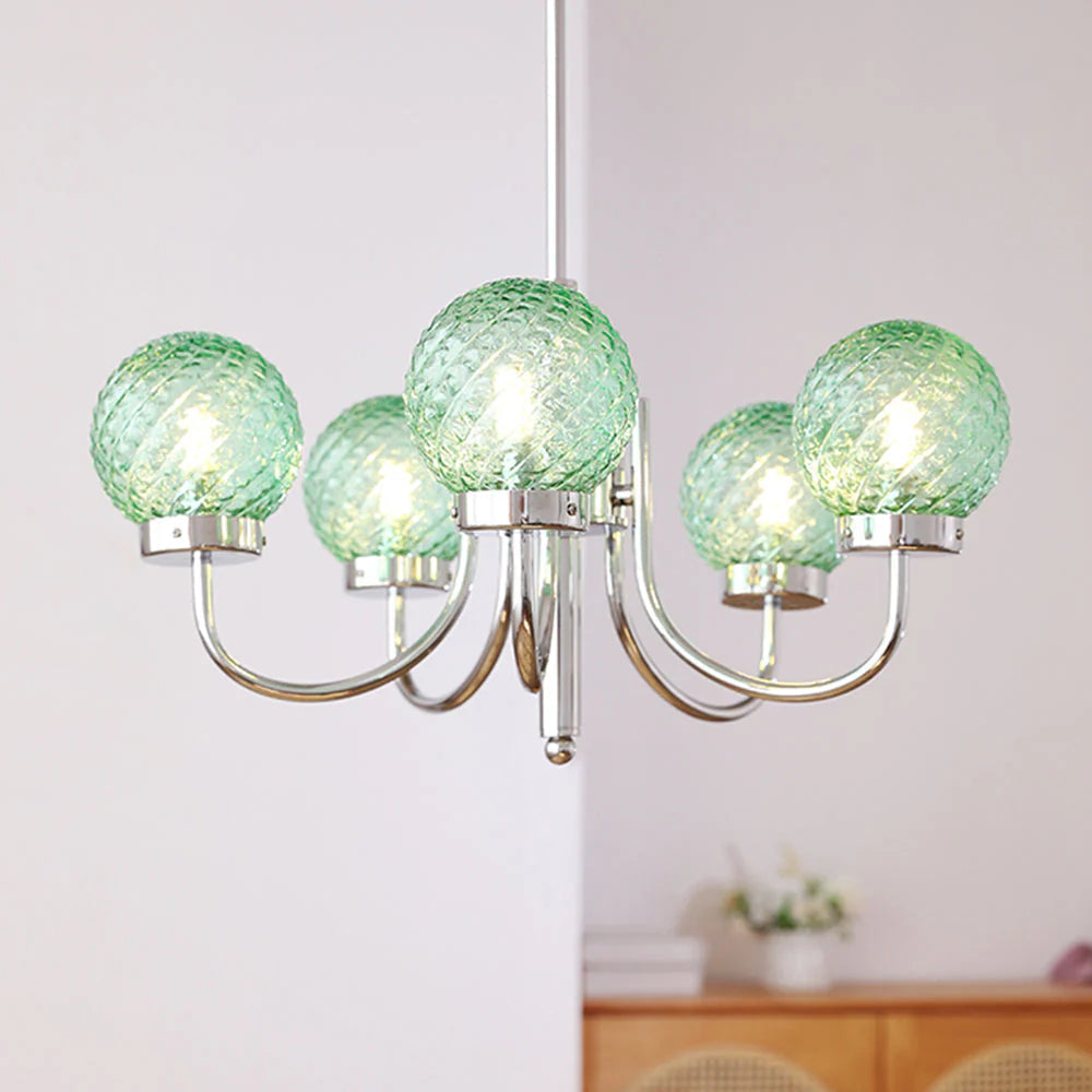 Valentina LED Suspension Métal Verre Cuisine Chambre à Coucher - Neutralighting