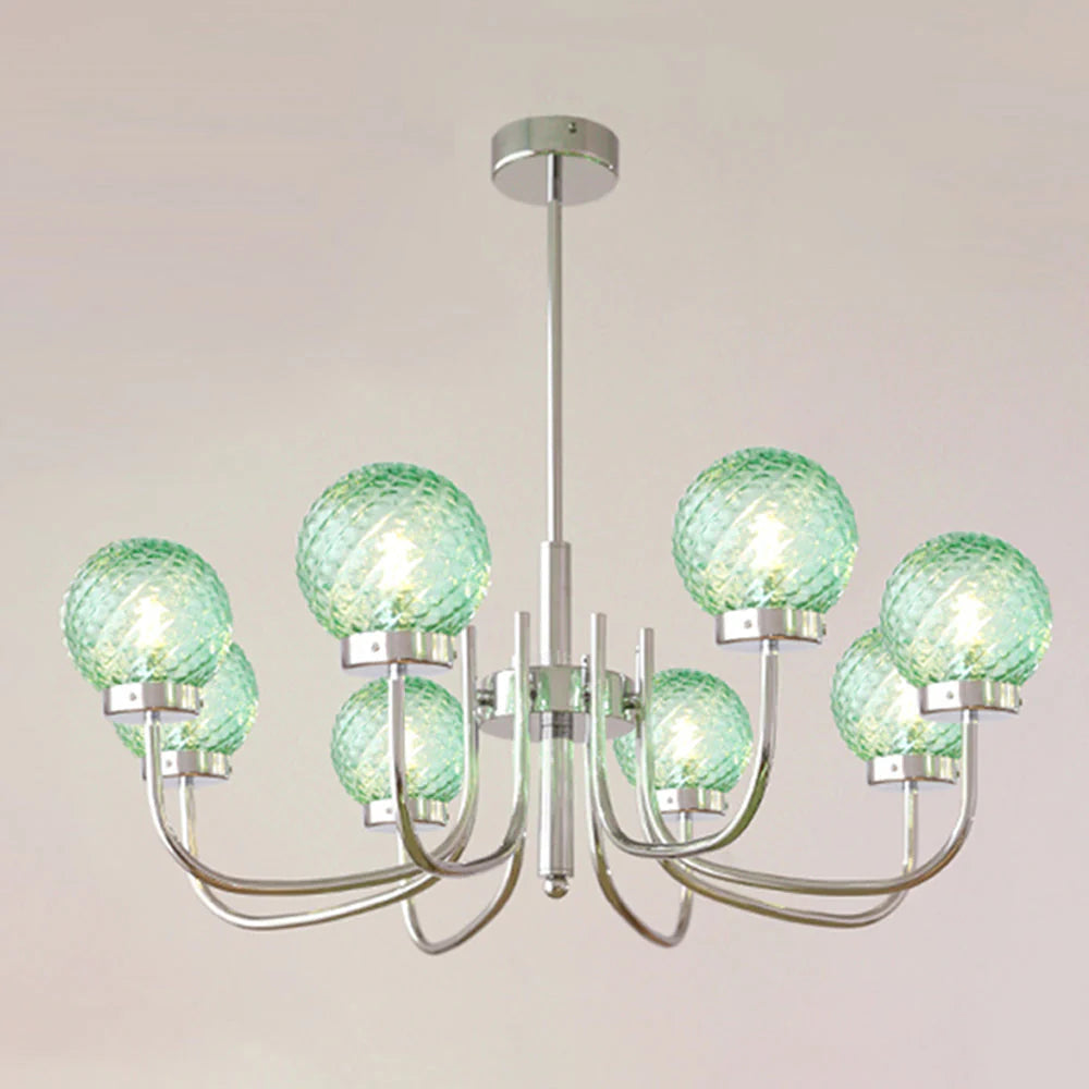 Valentina LED Suspension Métal Verre Cuisine Chambre à Coucher - Neutralighting
