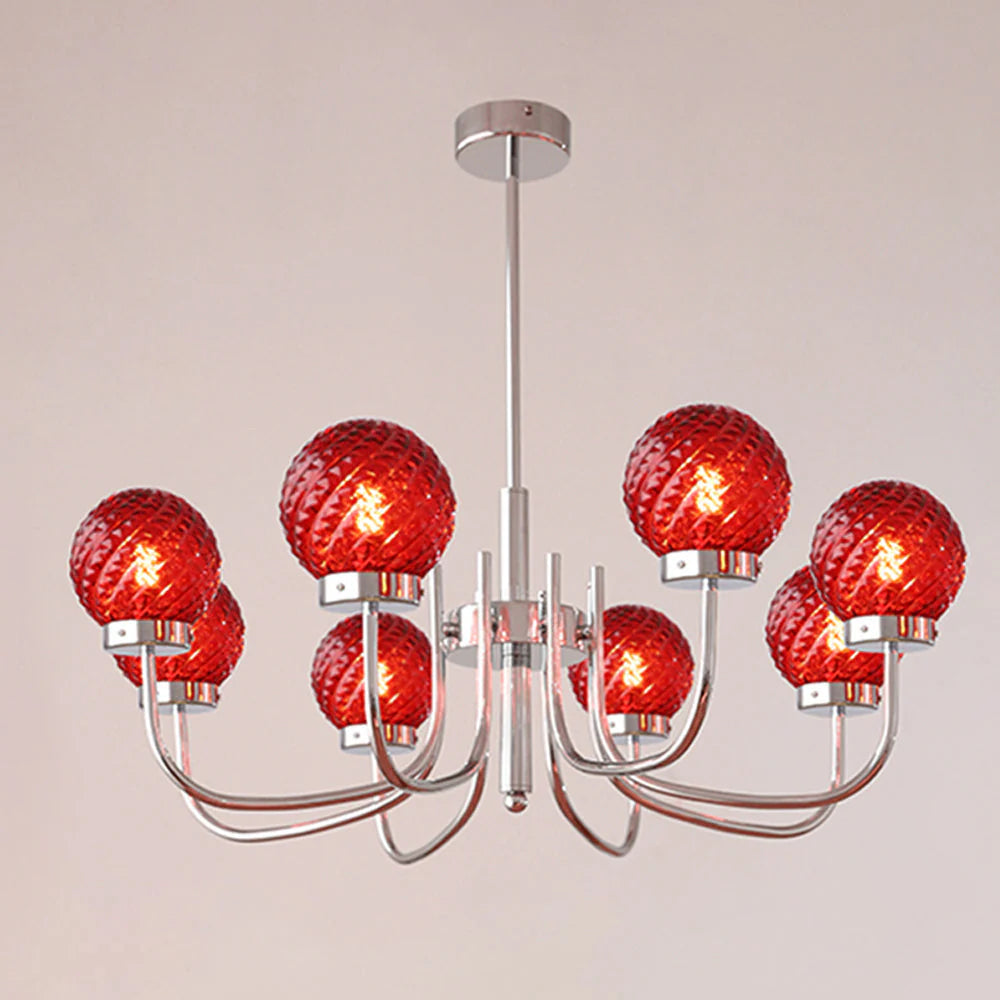 Valentina LED Suspension Métal Verre Cuisine Chambre à Coucher - Neutralighting