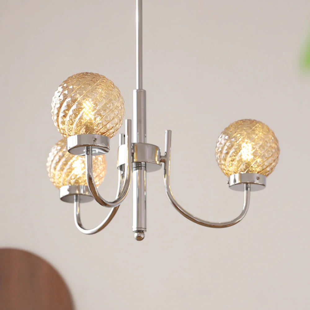 Valentina LED Suspension Métal Verre Cuisine Chambre à Coucher - Neutralighting