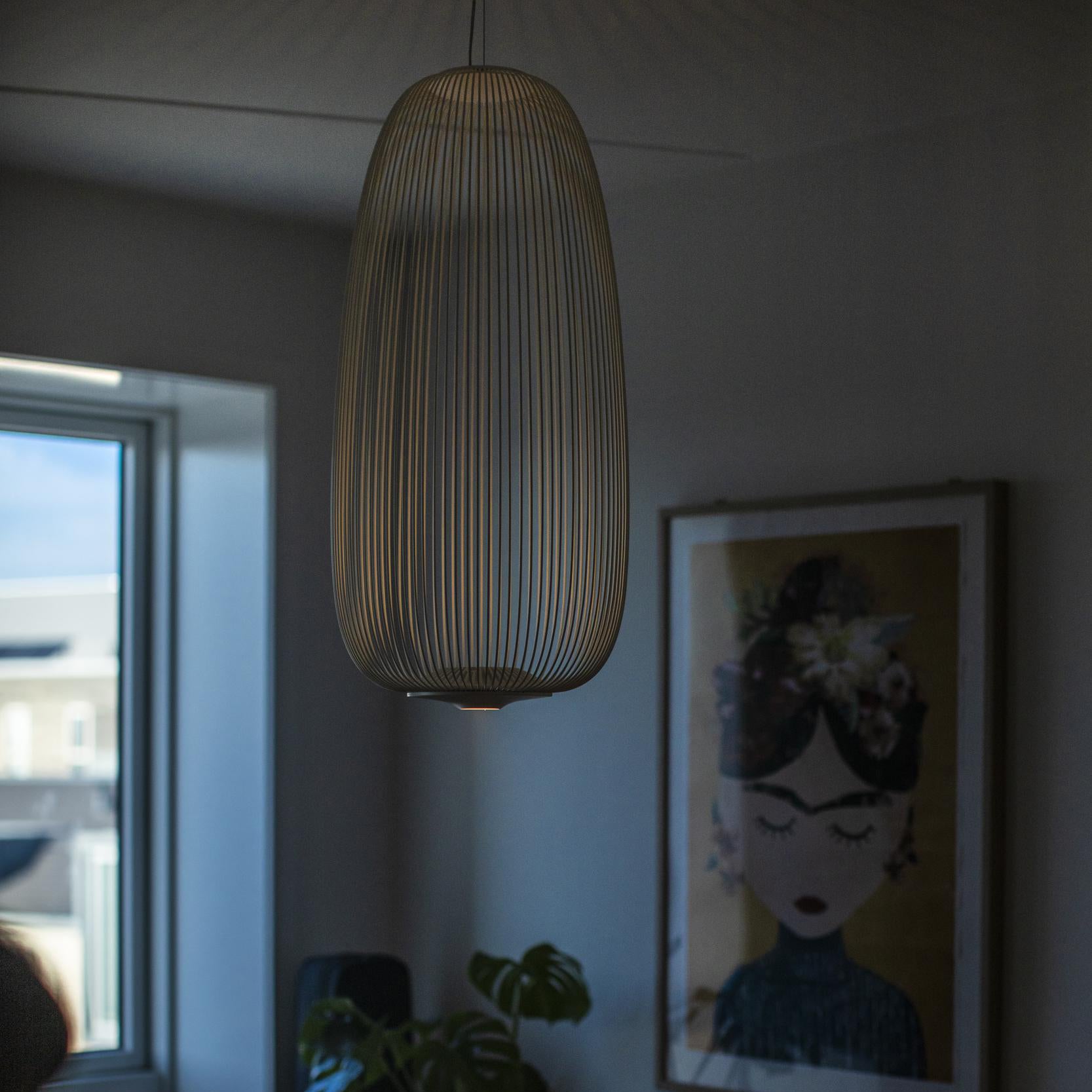 Vadorora Modern Minimalist Cage Metal Pendant Lamp - Lamp Copper