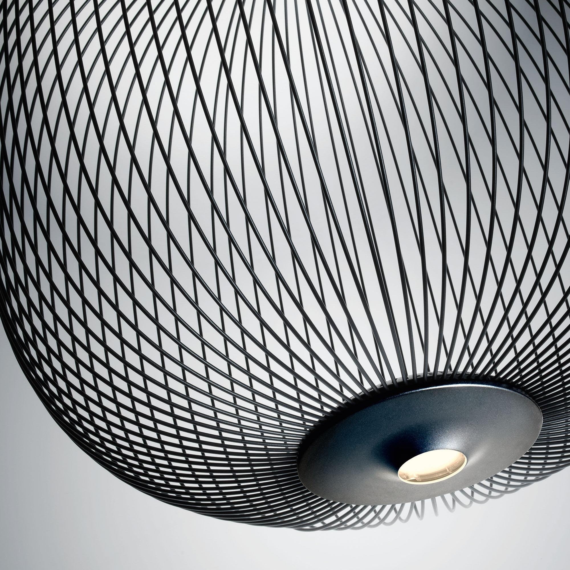 Vadorora Modern Minimalist Cage Metal Pendant Lamp - Lamp Copper