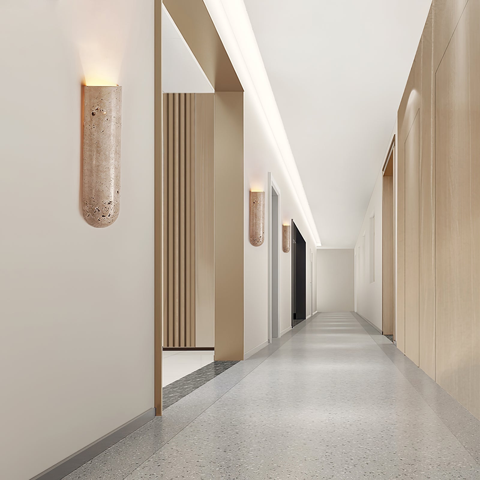 Olvenan Travertine Wall Light - Neutralighting