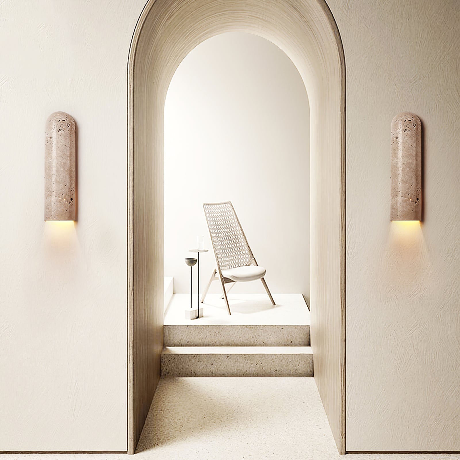 Olvenan Travertine Wall Light - Neutralighting