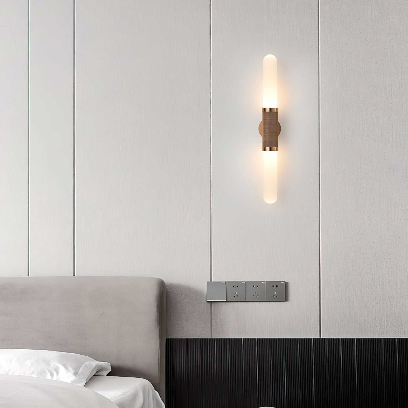 Avaros Applique Murale Moderne Minimaliste en Métal et Verre - Neutralighting