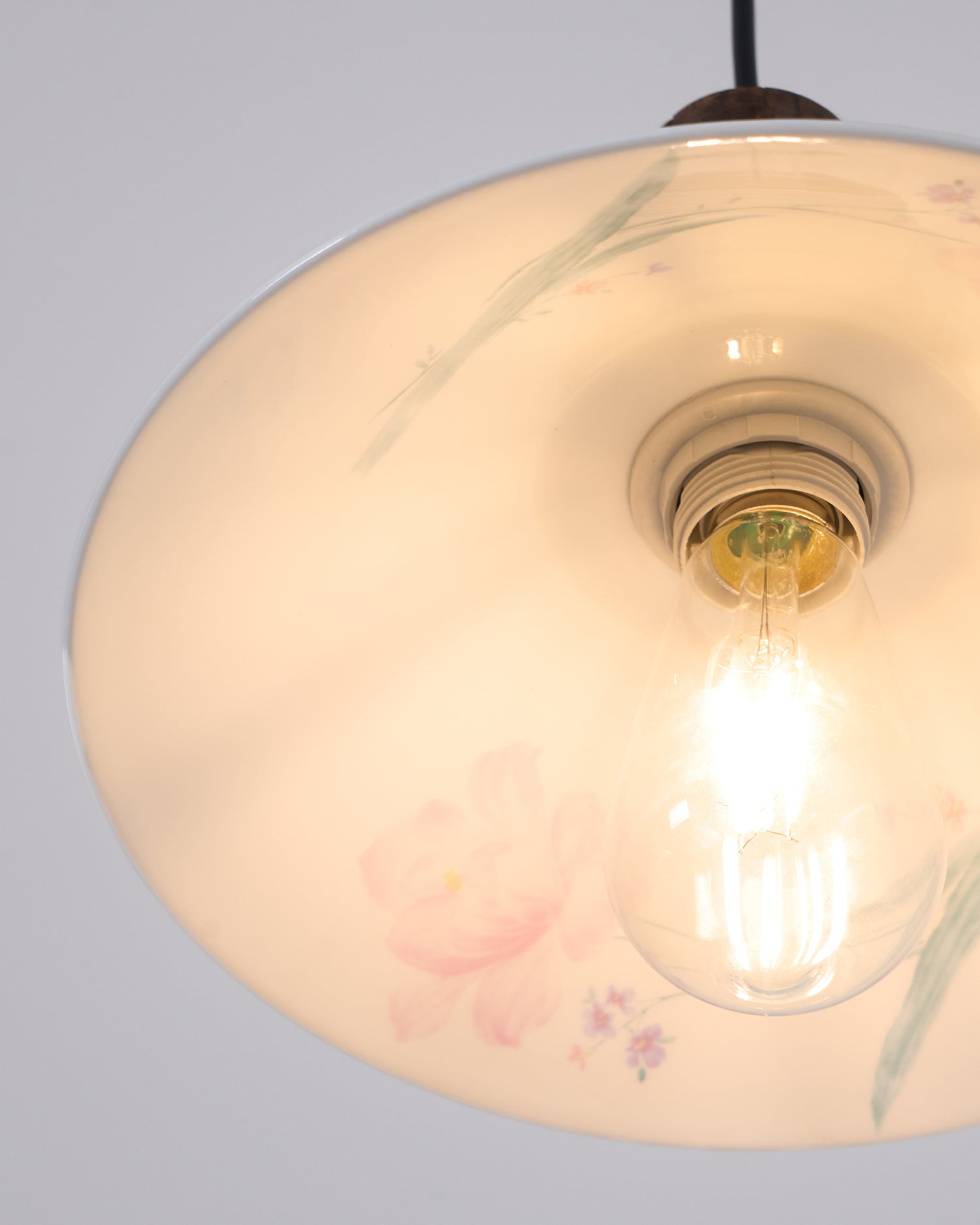 Linna Suspension Main Peint Florale Rustique - Neutralighting