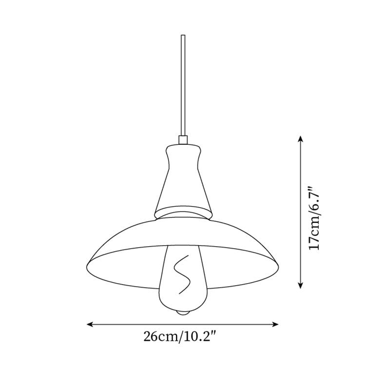Linna Suspension Main Peint Florale Rustique - Neutralighting