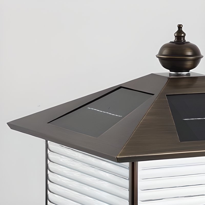 Syvenira Vintage Solaire Pagode Verre Extérieur Lumière - Neutralighting