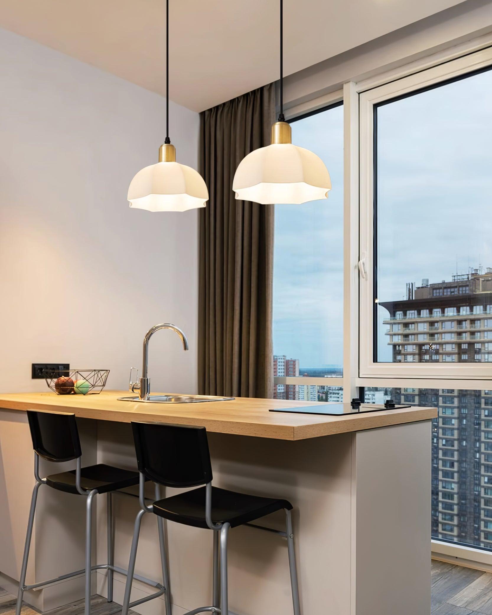 Livex Suspension en Acrylique en Forme de Corne - Neutralighting
