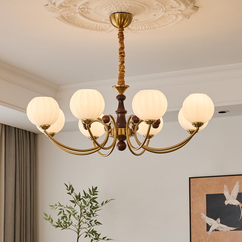 Omirara Chandelier en Bois Vintage - Neutralighting