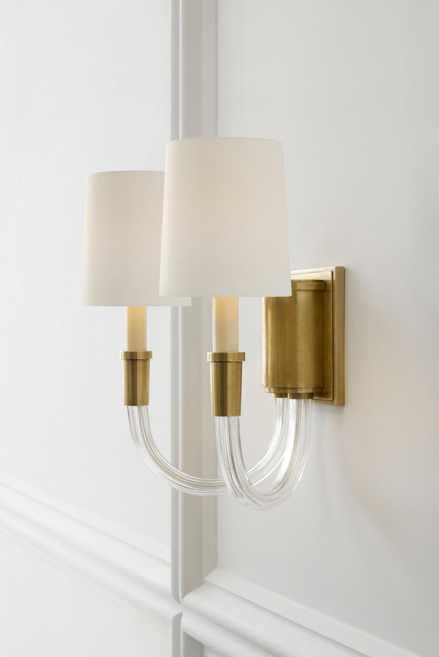 Etalarae Applique Murale Moderne et Minimaliste en Tissu Cristal - Neutralighting