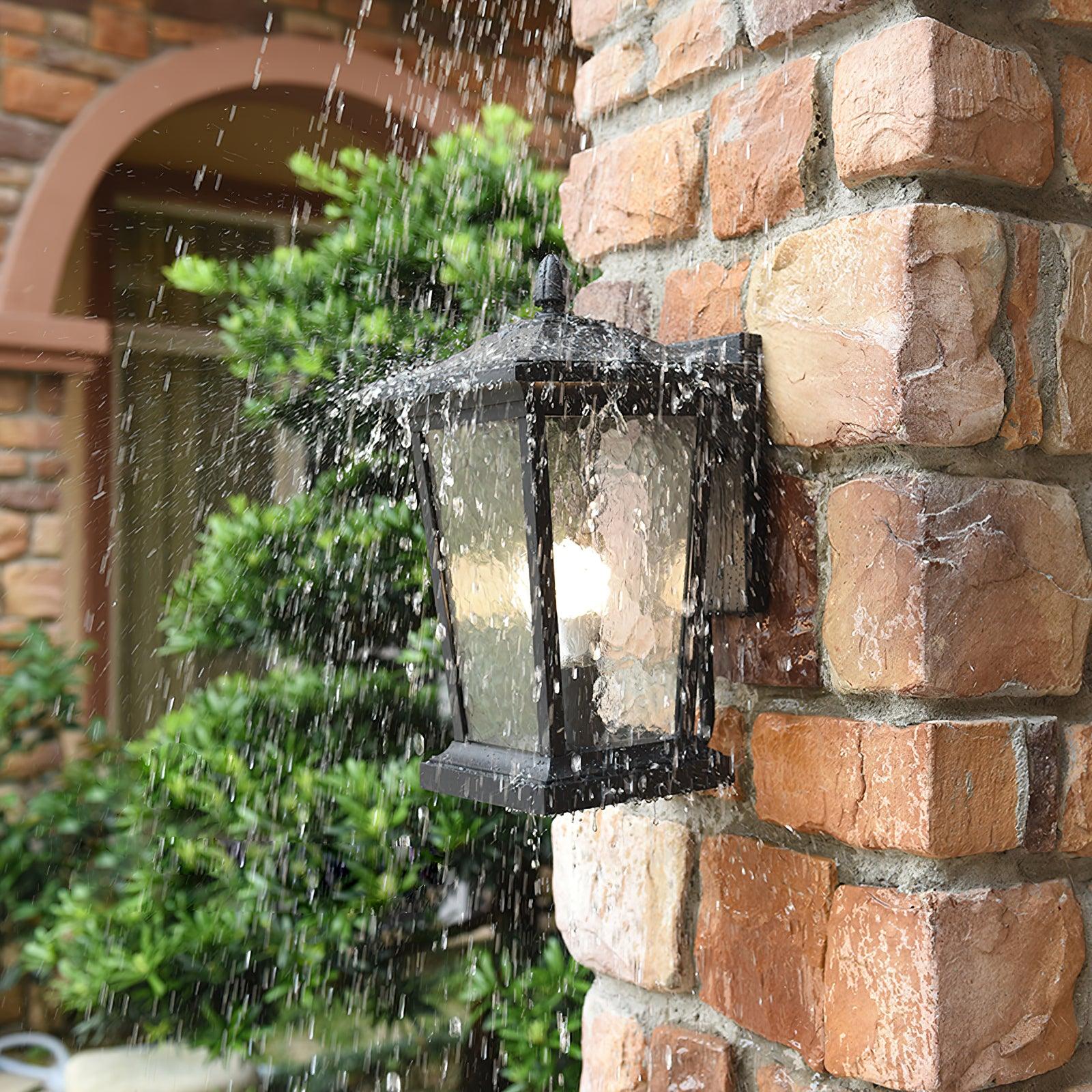 Edwin Applique Murale Extérieure En Verre Élégance Cage À Oiseaux - Neutralighting