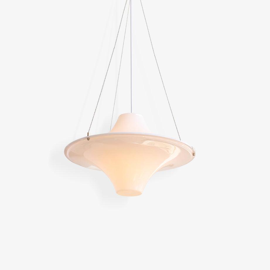 Solara Lampe suspendue en acrylique en forme d'OVNI pour salon contemporain - Neutralighting