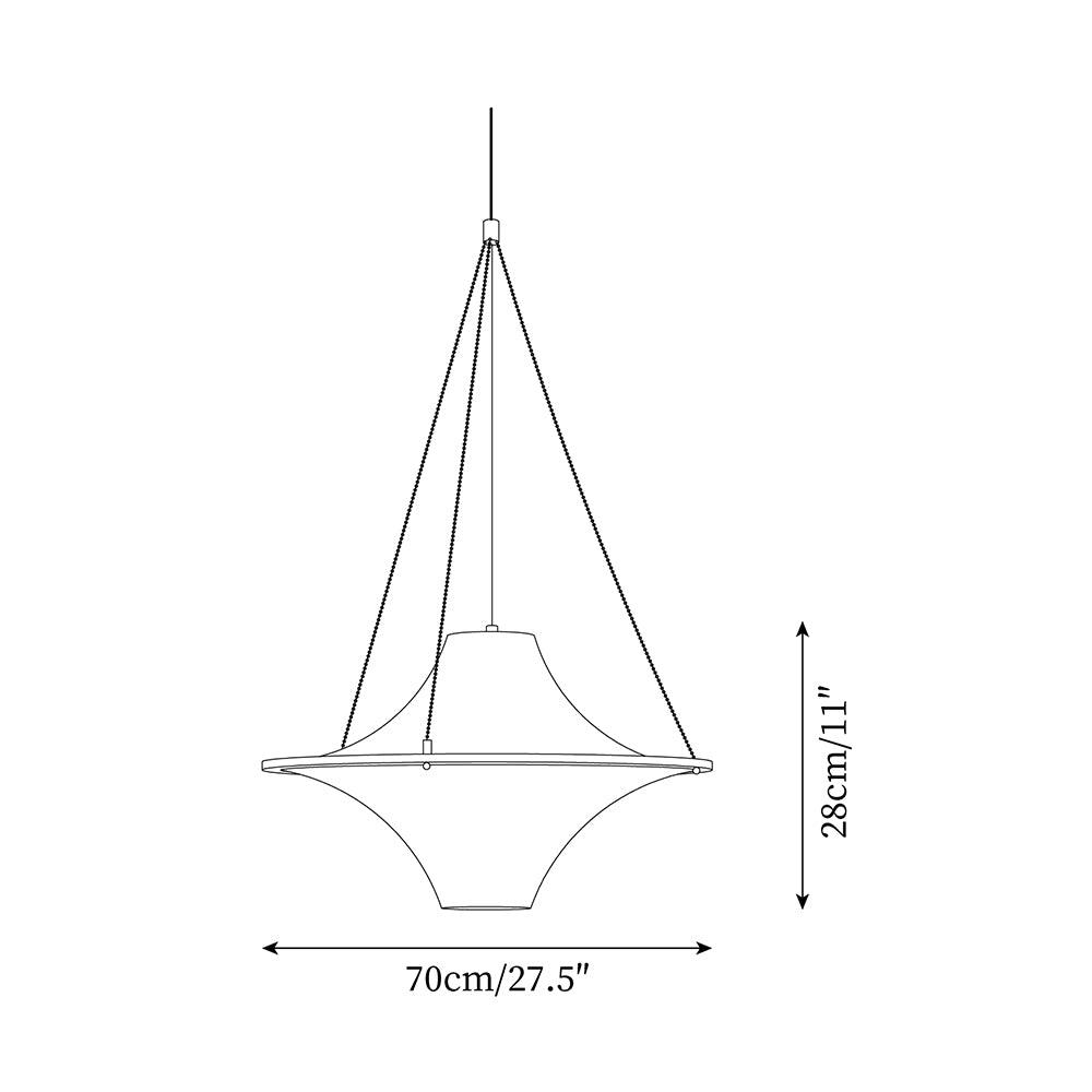 Wavelet Lampe Suspension UFO - Neutralighting