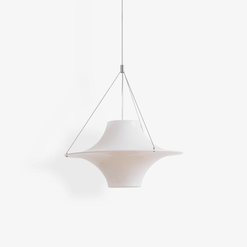 Solara Lampe suspendue en acrylique en forme d'OVNI pour salon contemporain - Neutralighting