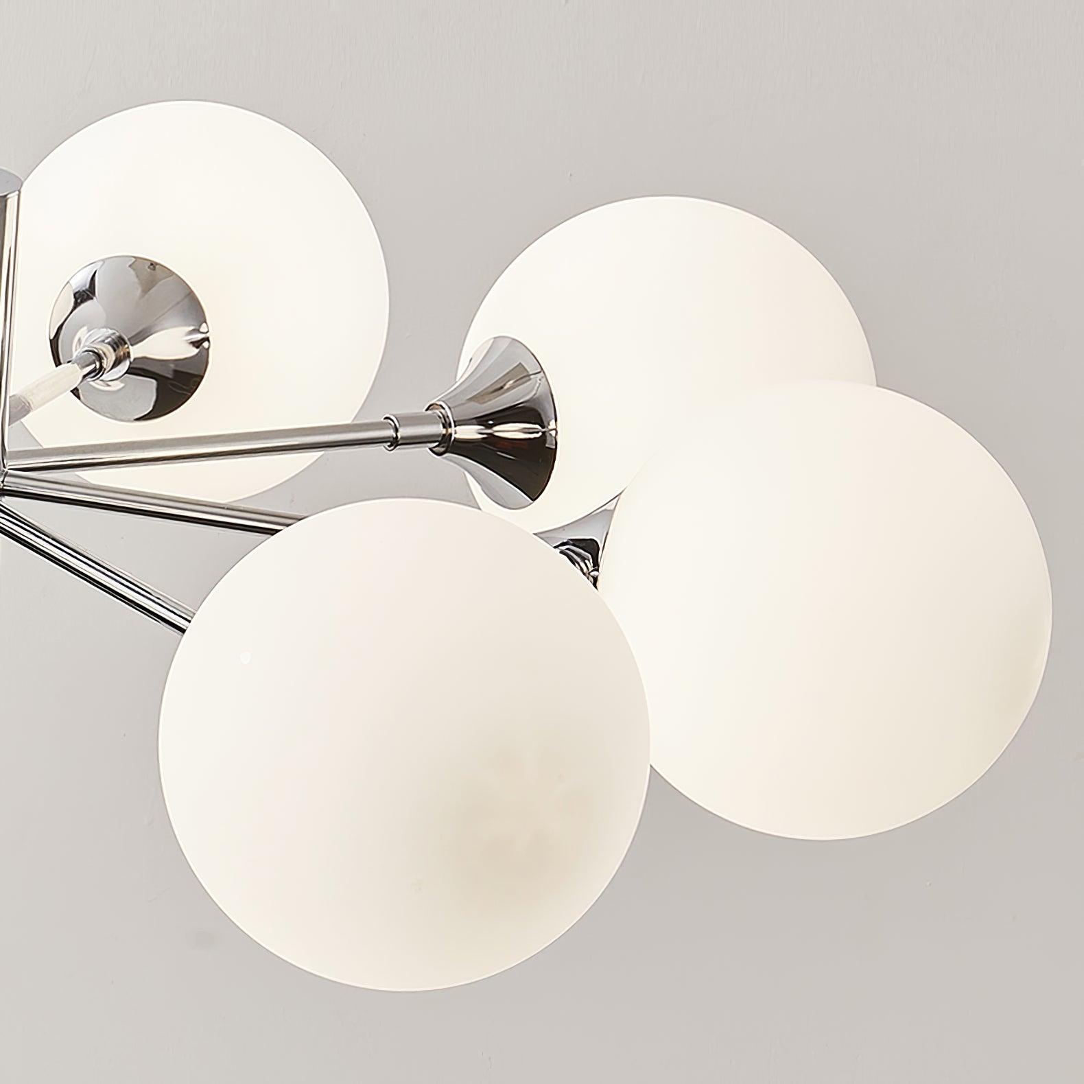 Lustra Chandelier Globe en Verre Chromé - Neutralighting