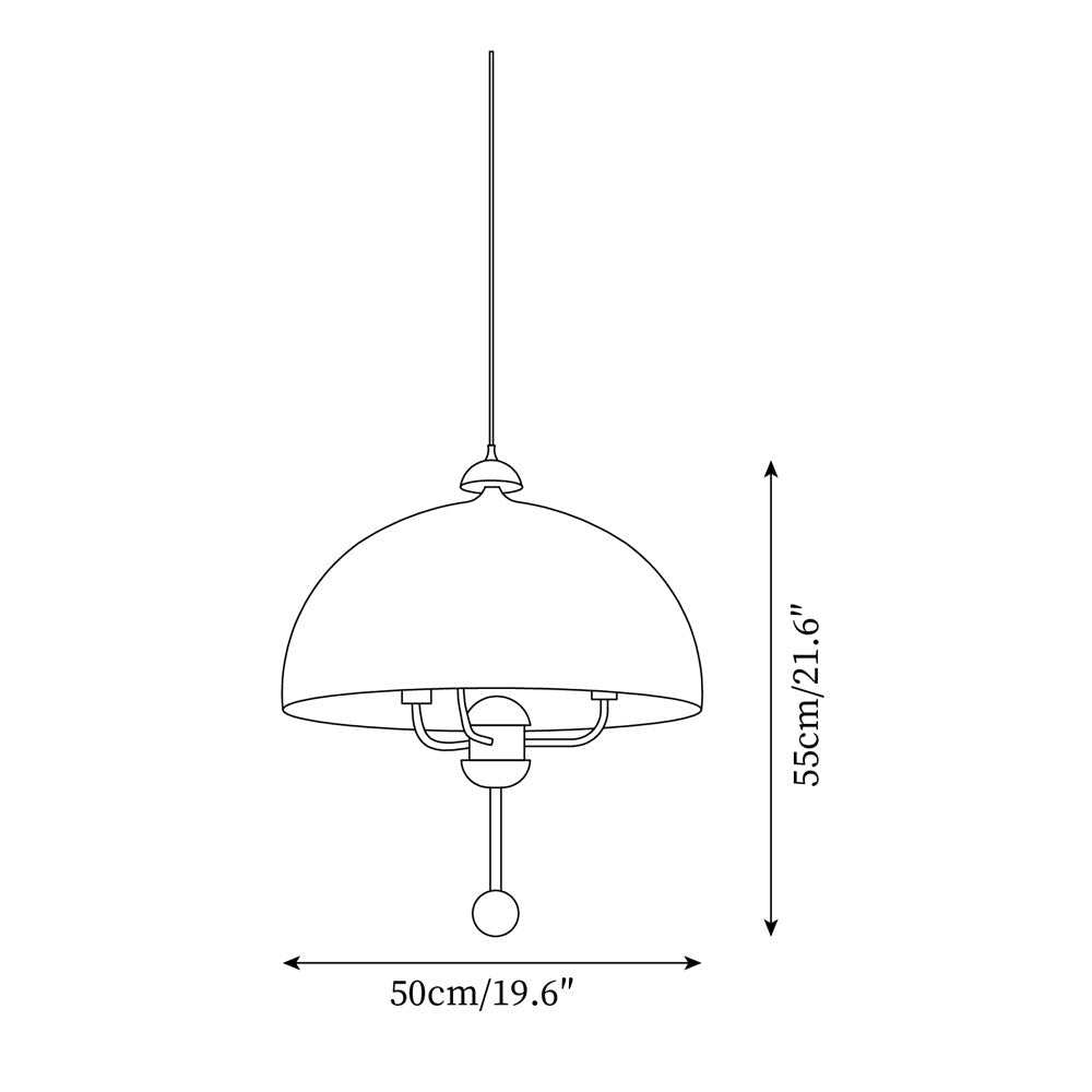 Lonzo Suspension Tissu Dôme - Neutralighting