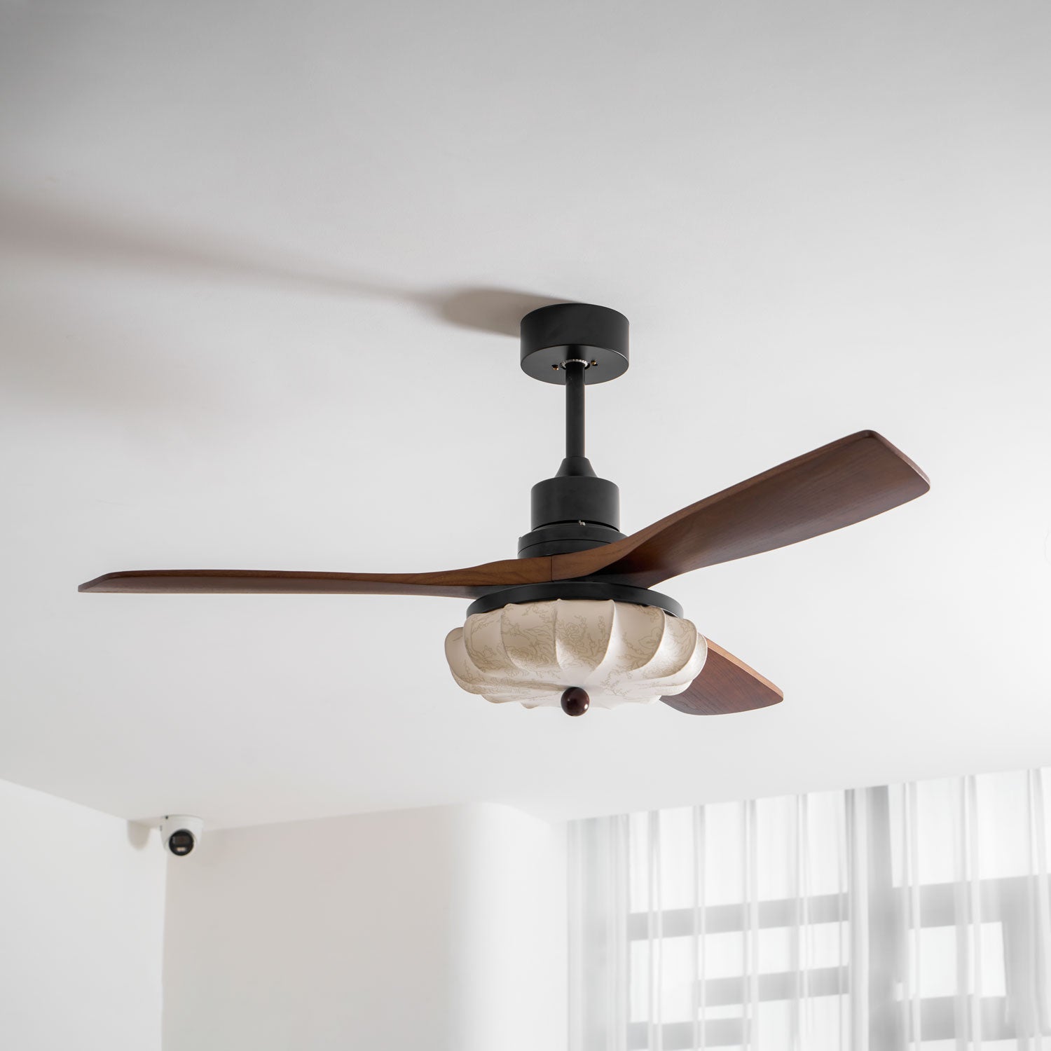 Lotus Bloom Ceiling Fan Light-Neutral Decor