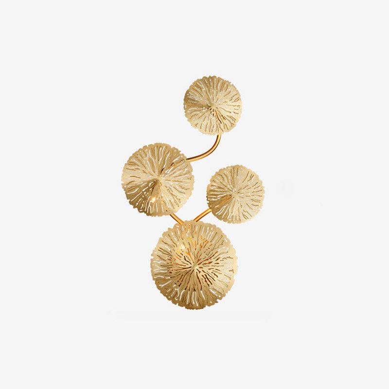 Lustra Applique Murale Feuille De Lotus En Laiton - Neutralighting