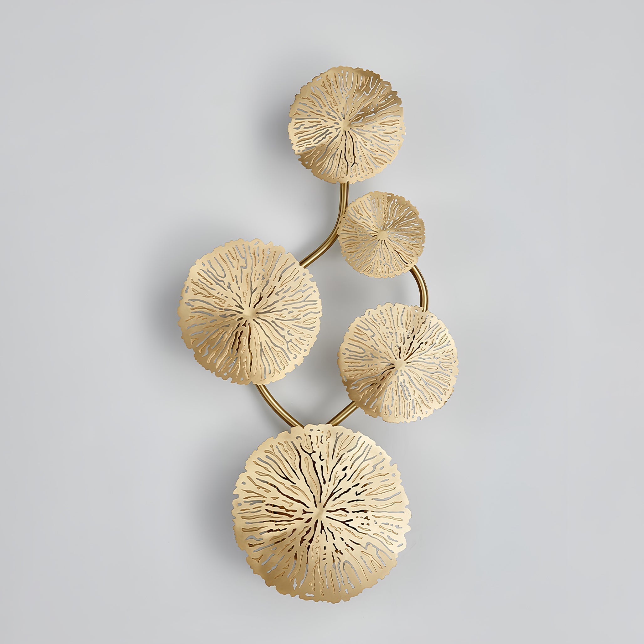 Lustra Applique Murale Feuille De Lotus En Laiton - Neutralighting