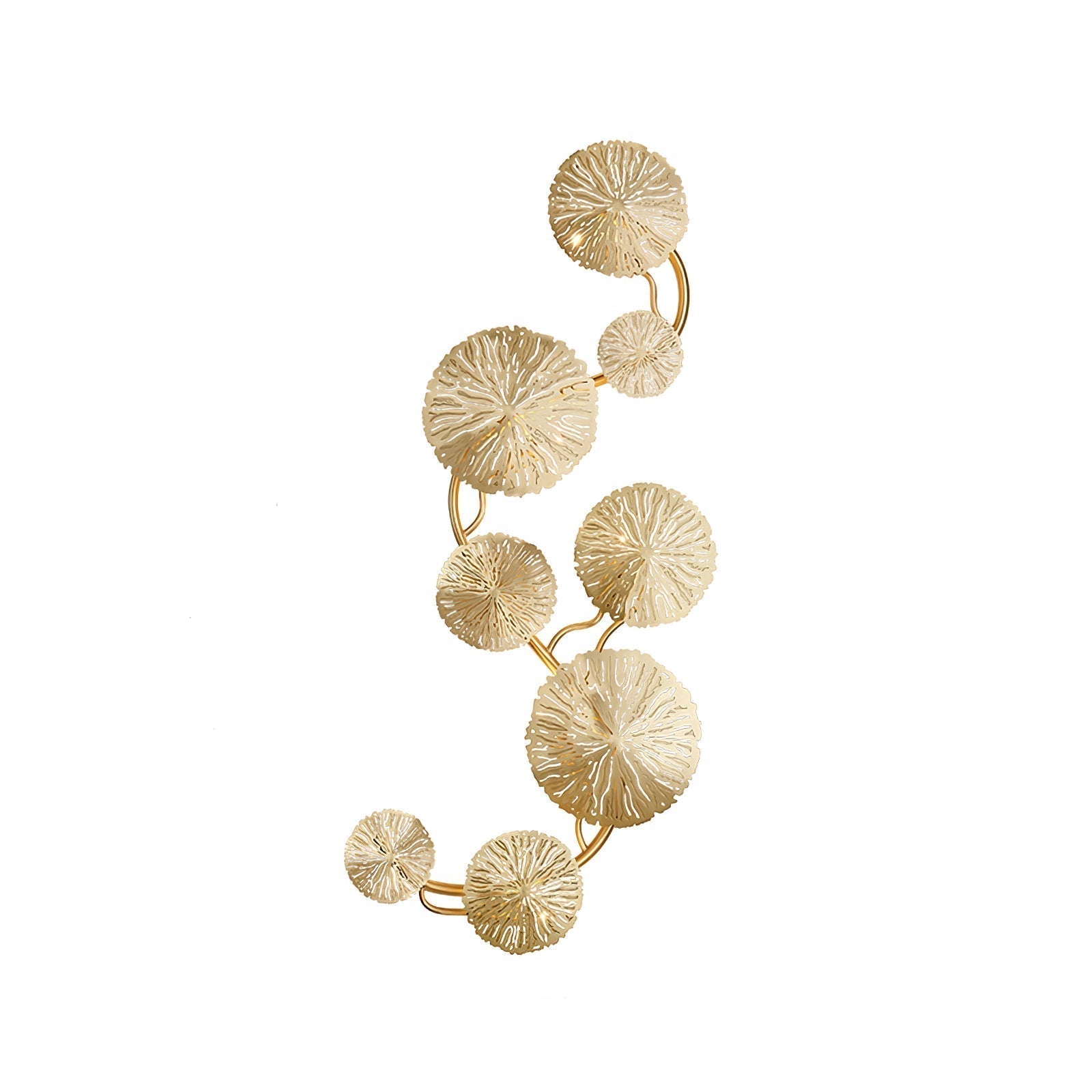 Lustra Applique Murale Feuille De Lotus En Laiton - Neutralighting